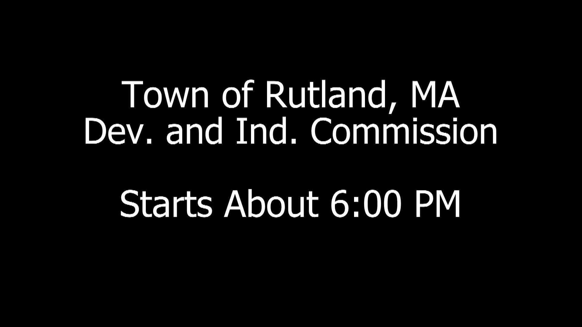 Rutland Development & Industrial Commission (Live)
