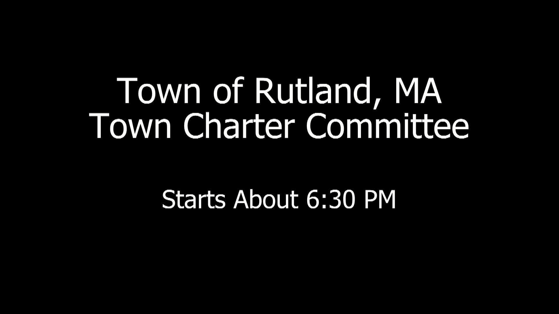 Charter Committee (Live)