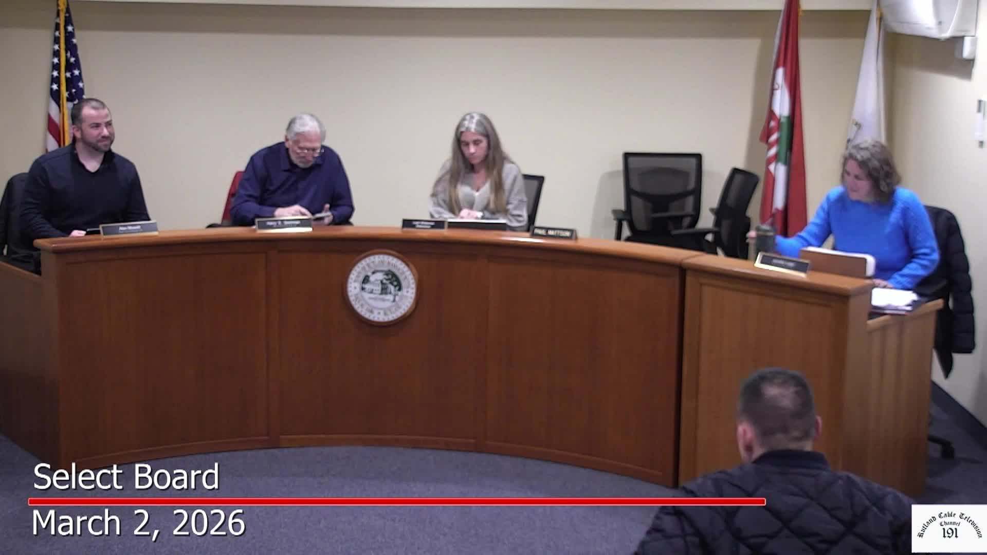 Select Board (March 2, 2026)